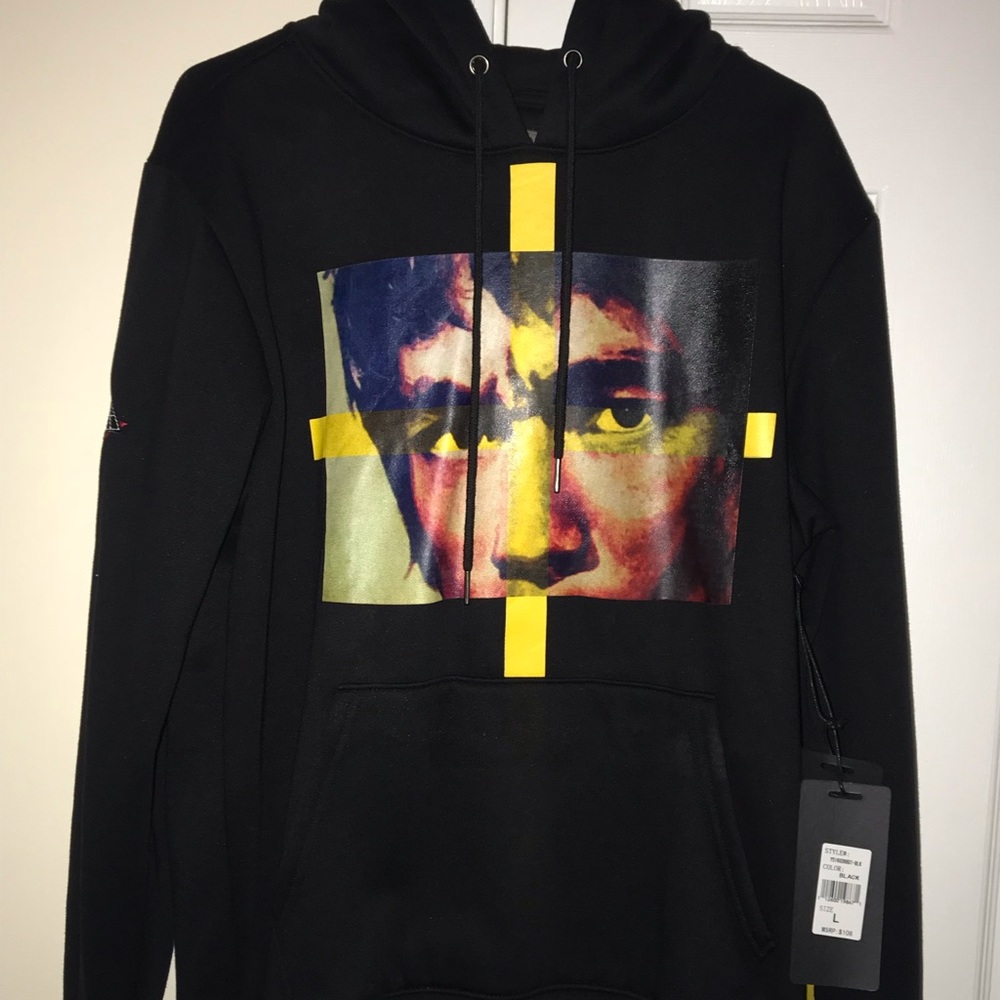 Men’s Black pyramid hoodie